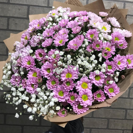 Букет_Сантини с белой гвоздикой Букет_Сантини с белой гвоздикой