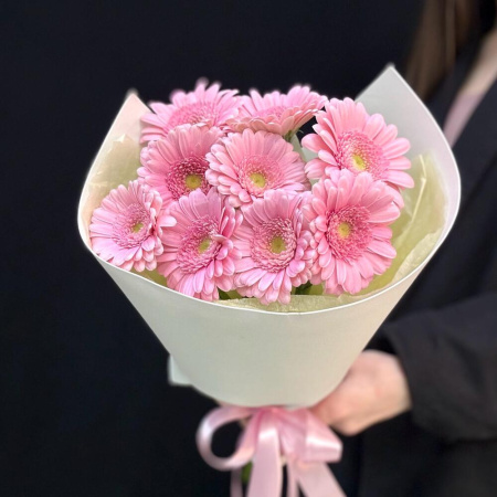 Букет_Букет комплимент розовые герберы